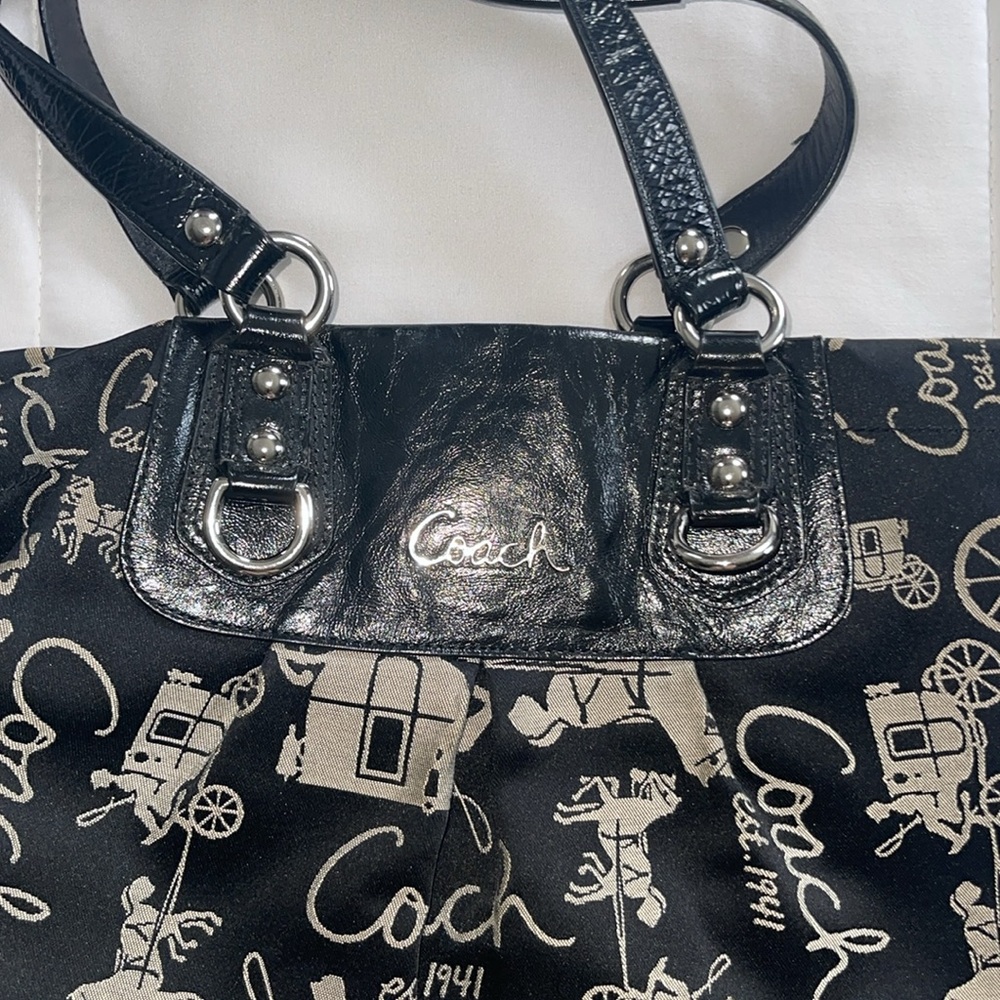 Coach Ashley Horse & Carriage Anniversary satchel bag good condition - Picture 2 of 10